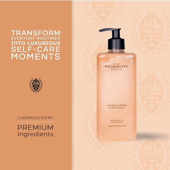 Pecksniff's Ginger Flower & Patchouli Hand Wash 25.3 Fl Oz - Picture 3 of 12